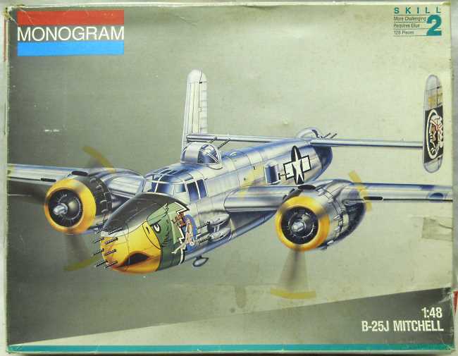 Monogram 1/48 B-25J Mitchell Gun Nose, 5507 plastic model kit